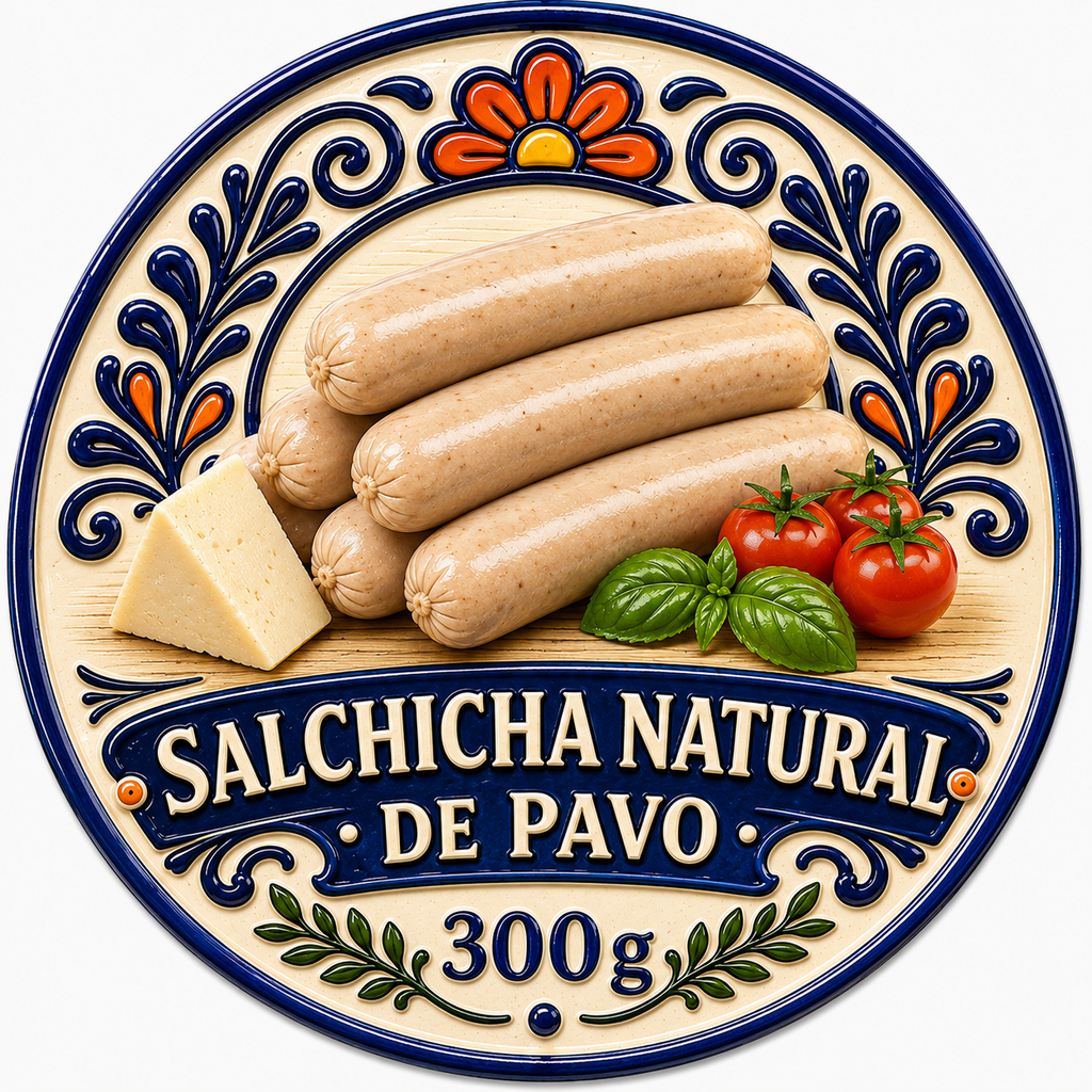 Salchicha Natural de Pavo 300 g