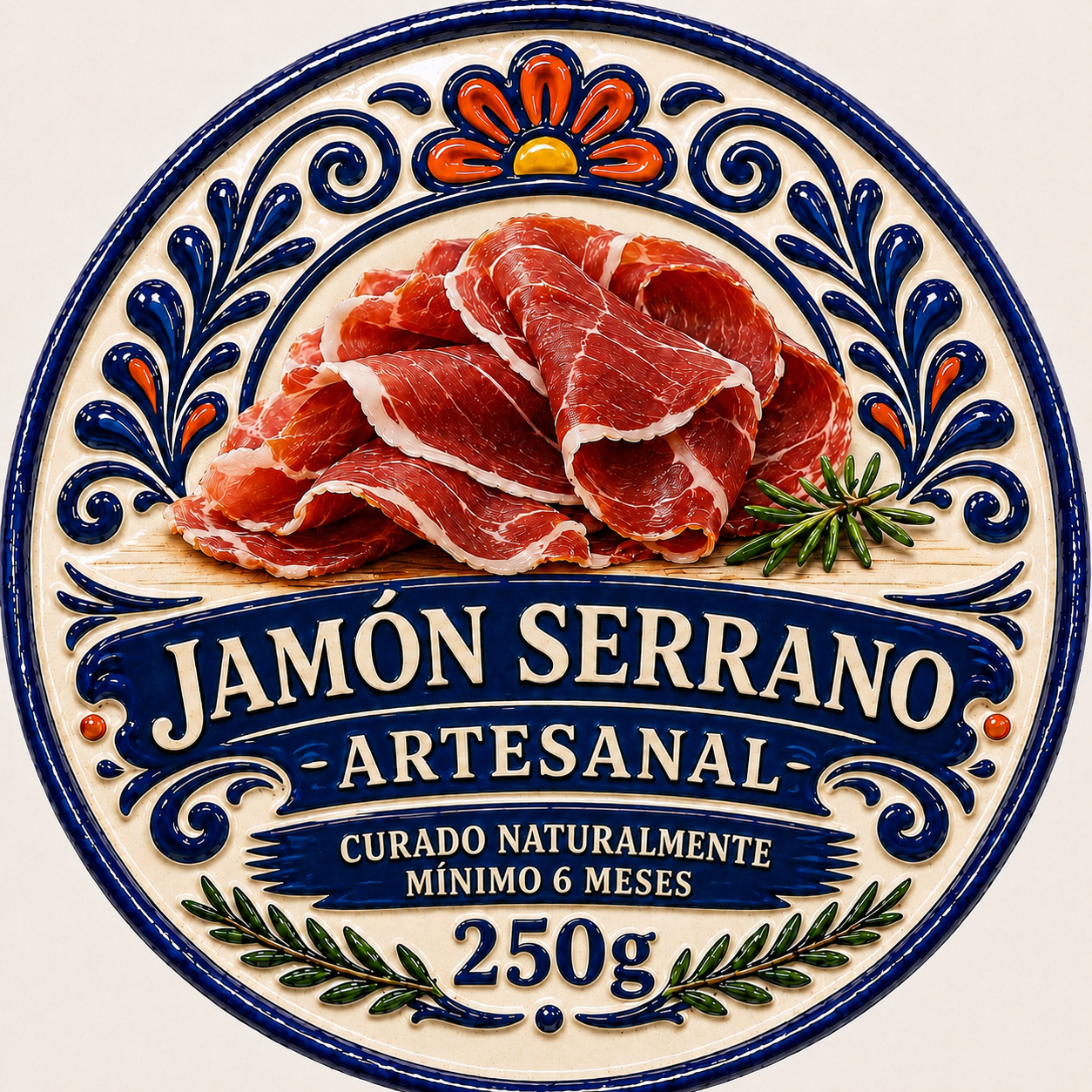 Jamón Serrano Artesanal 250 g