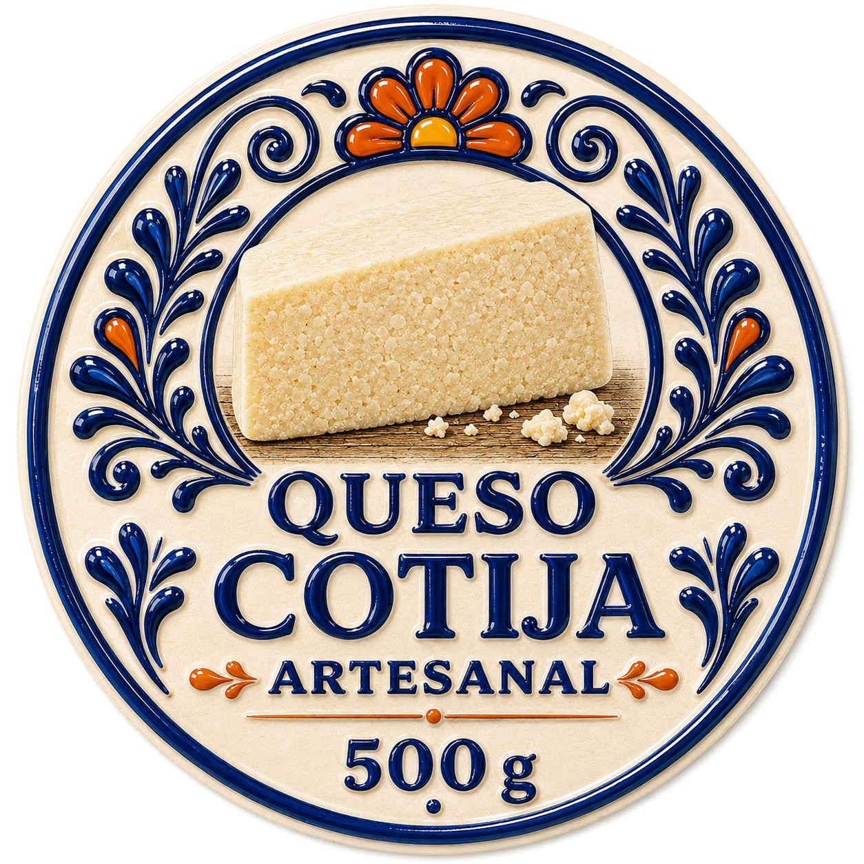 Queso Cotija Artesanal 500 g