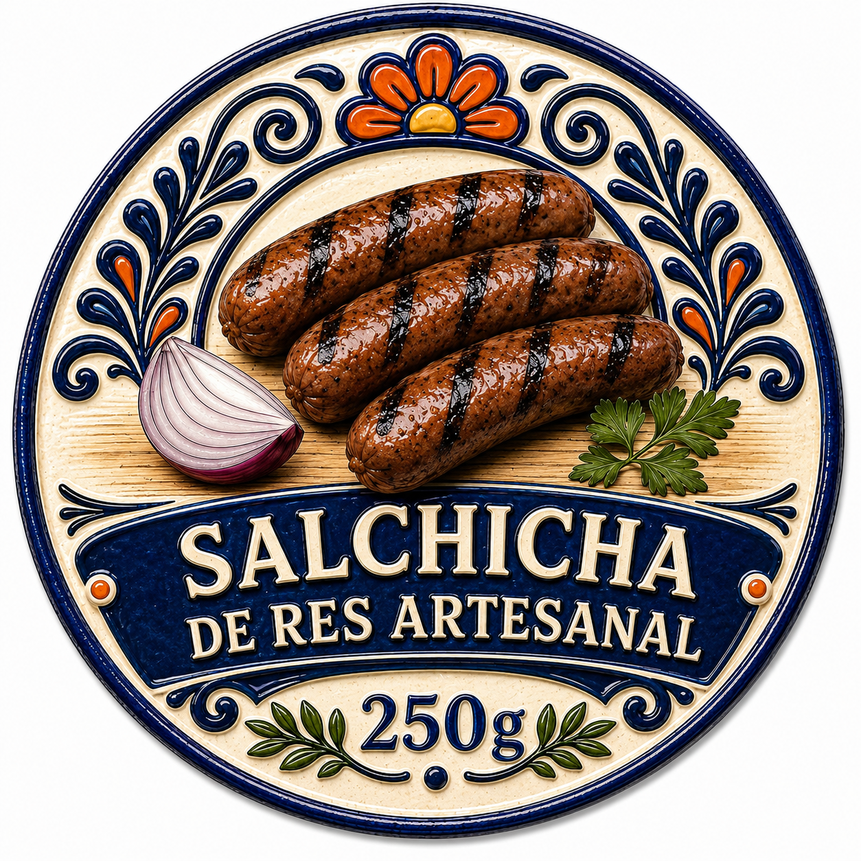 Salchicha de Res Artesanal 250 g