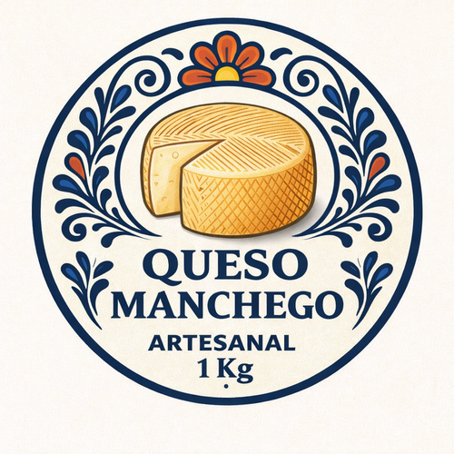 Queso Manchego Artesanal 1 Kg