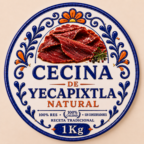 Cecina de Yecapixtla Premium 1 Kg