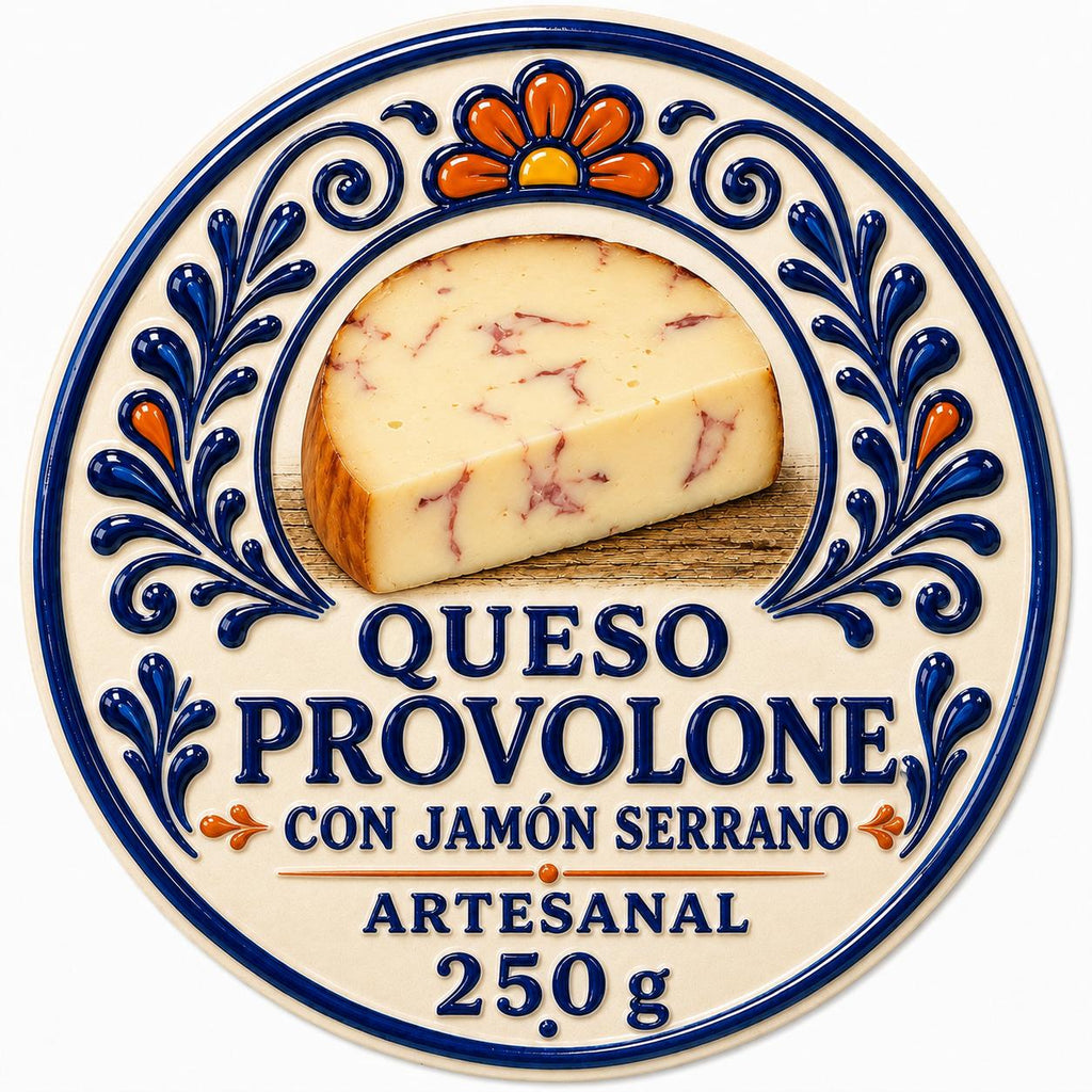 Queso Provolone con Serrano 250 g